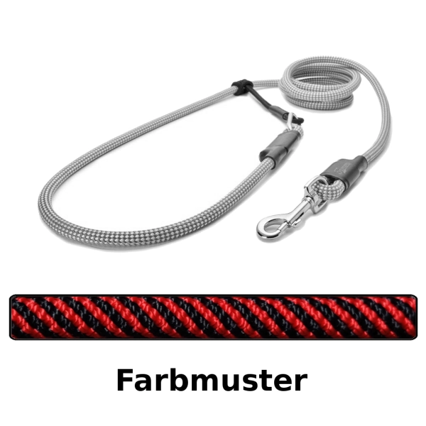 EASYLONG Hundeleine - M - 2,5m - devil swirl